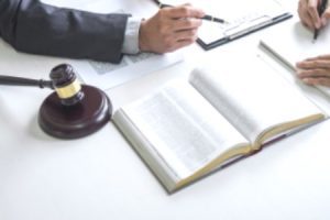 A solicitor working on a personal injury claim.